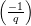 ( -1)
  q